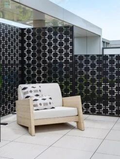 Veradek 2-Panel Privacy Screen Set, Quadra -The Garden Works Shop 8599207 10V tif