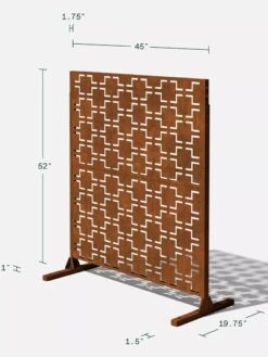 Veradek 2-Panel Privacy Screen Set, Quadra -The Garden Works Shop 8599207 12V tif