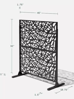 Veradek 2-Panel Privacy Screen Set, Web -The Garden Works Shop 8599215 10V tif