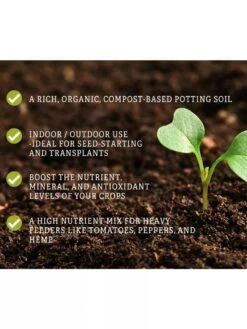 Vermont Compost Company Fort Vee™ Potting Mix, 20 Quarts -The Garden Works Shop 8599281 3