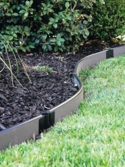 Curved Composite Landscape Edging Kit With 1" Boards 12 Curved Composite Landscape Edging Kit With 1" Boards -The Garden Works Shop 8599404 11V tif