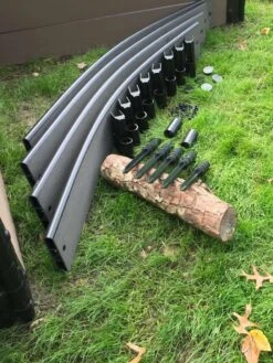 Curved Composite Landscape Edging Kit With 1" Boards 11 Curved Composite Landscape Edging Kit With 1" Boards -The Garden Works Shop 8599404 16V tif