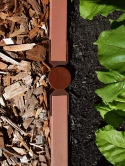 Straight Landscape Edging Kit With 2" Boards 9 Straight Landscape Edging Kit With 2" Boards -The Garden Works Shop 8599408 03V tif