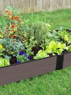 Composite Raised Bed With 1" Boards, 11" 22 Composite Raised Bed With 1" Boards, 11" -The Garden Works Shop 8599454 01V tif