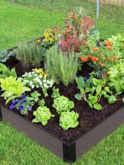 Composite Raised Bed With 1" Boards, 11" 31 Composite Raised Bed With 1" Boards, 11" -The Garden Works Shop 8599458 01V tif