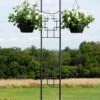Achla Designs Square-on-Squares Double Pole Trellis -The Garden Works Shop 8599483 01V tif