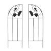 Achla Designs Sunflower Trellis Side Panels, Set Of 2 -The Garden Works Shop 8599488 01v achla designs sunflower trellis side panels