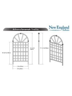 Savannah Composite Vinyl Trellis -The Garden Works Shop 8599769 03v