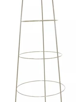 Heavy-Duty Galvanized Inverted Plant Supports 42", Set Of 5