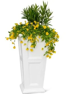 Fairfield Self-Watering Tall Patio Planters, 34” -The Garden Works Shop 8600109 017 tif