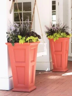 Fairfield Self-Watering Tall Patio Planters, 34” -The Garden Works Shop 8600109 19748 tif