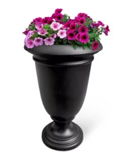 Ellington Self-Watering Urn Planter, 24" -The Garden Works Shop 8600110 04V tif