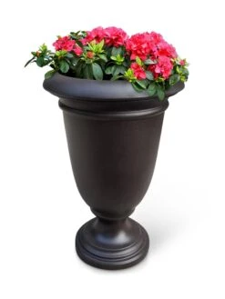 Ellington Self-Watering Urn Planter, 24" -The Garden Works Shop 8600110 05V tif