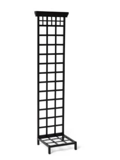 Mission-Style Planter Stand With Trellis -The Garden Works Shop 8600111 18730 tif