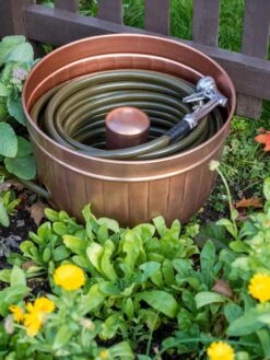 Classic Copper Hose Pot -The Garden Works Shop 8600238 0059