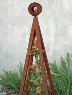 Bird Cafe + Akoris Garden Tuteur Jr. -The Garden Works Shop 8600525 06v bird cafe akoris garden tuteur oxide