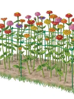 Cut Flower Grid Support, Set Of 2 -The Garden Works Shop 8600620 0002 art tif