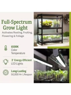 LED Stack-n-Grow Lights - 2-Tier System -The Garden Works Shop 8608906 2