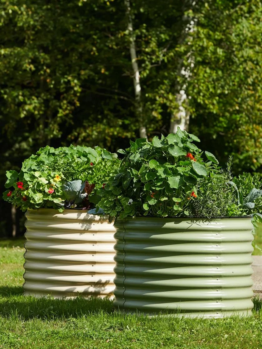 Birdies™ Round Metal Raised Bed, Tall 7 Birdies™ Round Metal Raised Bed, Tall - Image 5