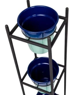 Steel Vertical Plant Stand With Metal Pots 9 Steel Vertical Plant Stand With Metal Pots -The Garden Works Shop 8609183 4966 tif
