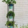 Steel Vertical Plant Stand With Metal Pots 2 Steel Vertical Plant Stand With Metal Pots -The Garden Works Shop 8609183 6869 tif