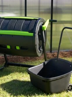 Maze Compost Tumbler And Cart Combo 12 Maze Compost Tumbler And Cart Combo -The Garden Works Shop 8609198 09V tif