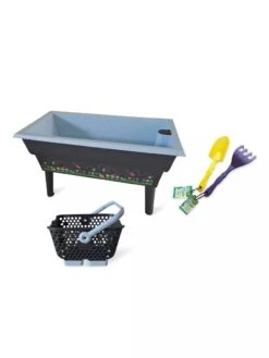 Calipso 3-in-1 Kids Gardening Self-Watering Planter Kit -The Garden Works Shop 8609217 16V calipso 3 in 1 kids gardening self watering planter kit blue