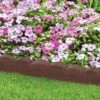 Scallop Recycled Rubber Landscape Edging, 4' -The Garden Works Shop 8609899 01V tif