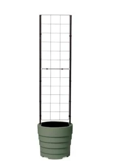 Gardener’s Victory Self-Watering Planter With Vine Trellis -The Garden Works Shop 8610238 07000 tif
