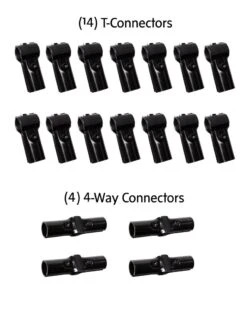 Connector Kit For DIY A Frame Plant Support -The Garden Works Shop 8610366 10113 tif