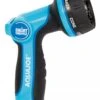 Aqua Joe AJHN102 Heavy Duty Indestructible Metal Multi Function Adjustable Hose Nozzle With Smart Throttle -The Garden Works Shop 8610640 01V jpg