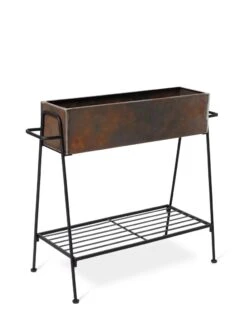 Rectangular Corten Planter And Stand -The Garden Works Shop 8611028 1245 tif