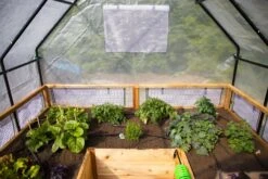 Garden In A Box With Greenhouse, 8' X 8' -The Garden Works Shop 8611033 04V jpg