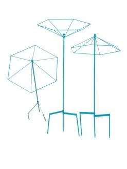 Parasol Plant Supports, Set Of 3 -The Garden Works Shop 8611129 3850 tif