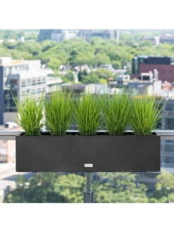 Veradek Metallic Series Railing Planters -The Garden Works Shop 8611610 05v