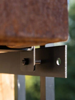 Veradek Metallic Series Corten Steel Railing Planters 12 Veradek Metallic Series Corten Steel Railing Planters -The Garden Works Shop 8611611 02v