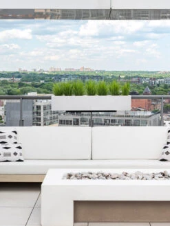 Veradek Metallic Series Railing Planters -The Garden Works Shop 8611612 27v