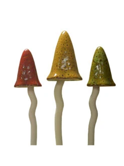 Potting Shed Tinkling Toadstool Sculptures, Set Of 3 18 Potting Shed Tinkling Toadstool Sculptures, Set Of 3 -The Garden Works Shop 8611730 au 02v potting shed tinkling toadstool sculptures set of 3 autumn