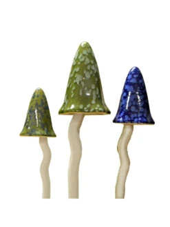 Potting Shed Tinkling Toadstool Sculptures, Set Of 3 16 Potting Shed Tinkling Toadstool Sculptures, Set Of 3 -The Garden Works Shop 8611730 win 06v potting shed tinkling toadstool sculptures set of 3 winter
