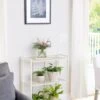 Oslo 2-Tier Plant Stand With Folding Shelves -The Garden Works Shop 8611766 0043 tif