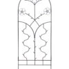 Achla Primrose Trellis & Side Panels -The Garden Works Shop 8611800 01v achla primrose trellis and side panels black powder coated wrought iron