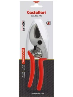 Castellari Ergonomic Anvil Pruner 9 Castellari Ergonomic Anvil Pruner -The Garden Works Shop 8611969 02V tif