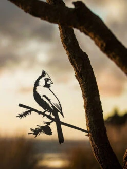 Metalbird Cardinal 7 Metalbird Cardinal -The Garden Works Shop 8612021 03v