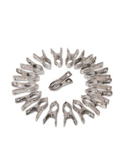 Metal Medium Garden Clips 2.25", Set Of 18 -The Garden Works Shop 8612443 0032 metal medium garden clips set of 18