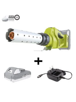 Sun Joe® 24-Volt 2.0Ah Cordless Elec. 1292-Degree Fire Starter, For Charcoal Grills -The Garden Works Shop 8612520 02v