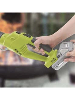 Sun Joe® 24-Volt 2.0Ah Cordless Elec. 1292-Degree Fire Starter, For Charcoal Grills -The Garden Works Shop 8612520 07v