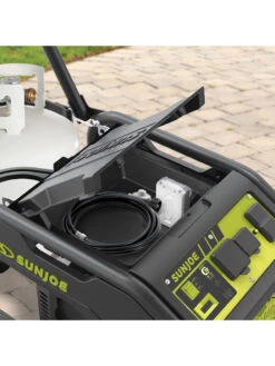 Sun Joe® 4,100/3,300-Running Watt Propane Powered Portable Generator W/24VBattery Starter -The Garden Works Shop 8612525 05v