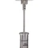 Sun Joe® 48000-BTU Max Stainless Propane OD Patio Heater W/Wheels And Built In Bar Table -The Garden Works Shop 8612535 01v sun joe 48000 btu stainless propane patio heater sjpph48 ss