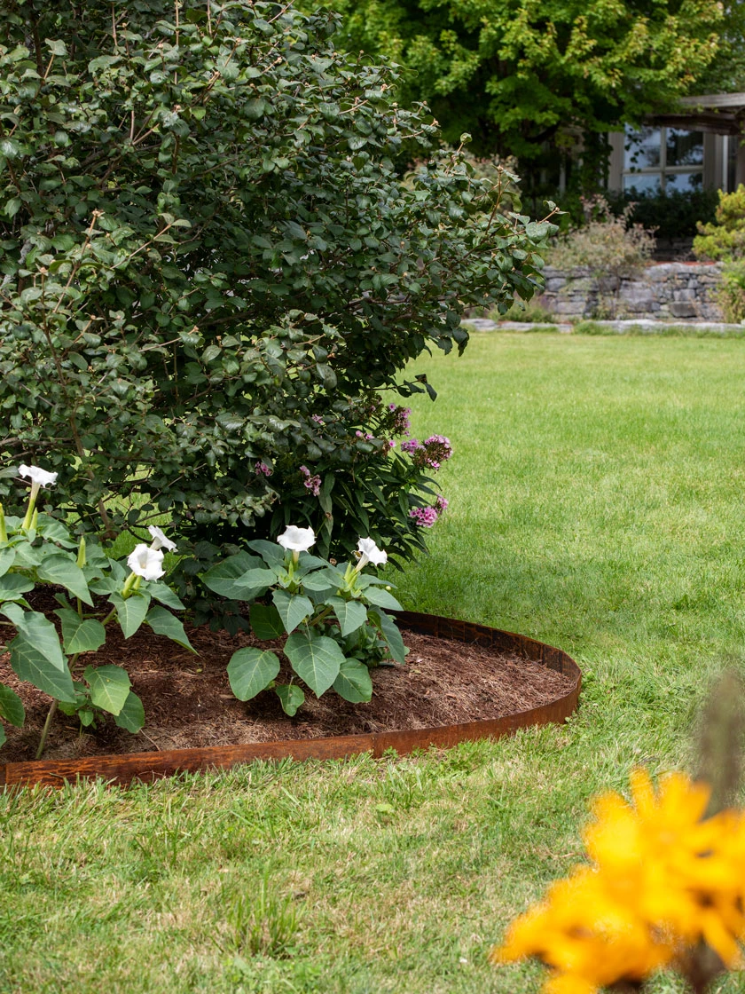 Corten Angle Landscape Edging 44", Set Of 2 5 Corten Angle Landscape Edging 44", Set Of 2 - Image 3