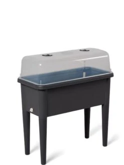 Self-Watering Standing Salad Planter With Cloche -The Garden Works Shop 8612702 302 tif